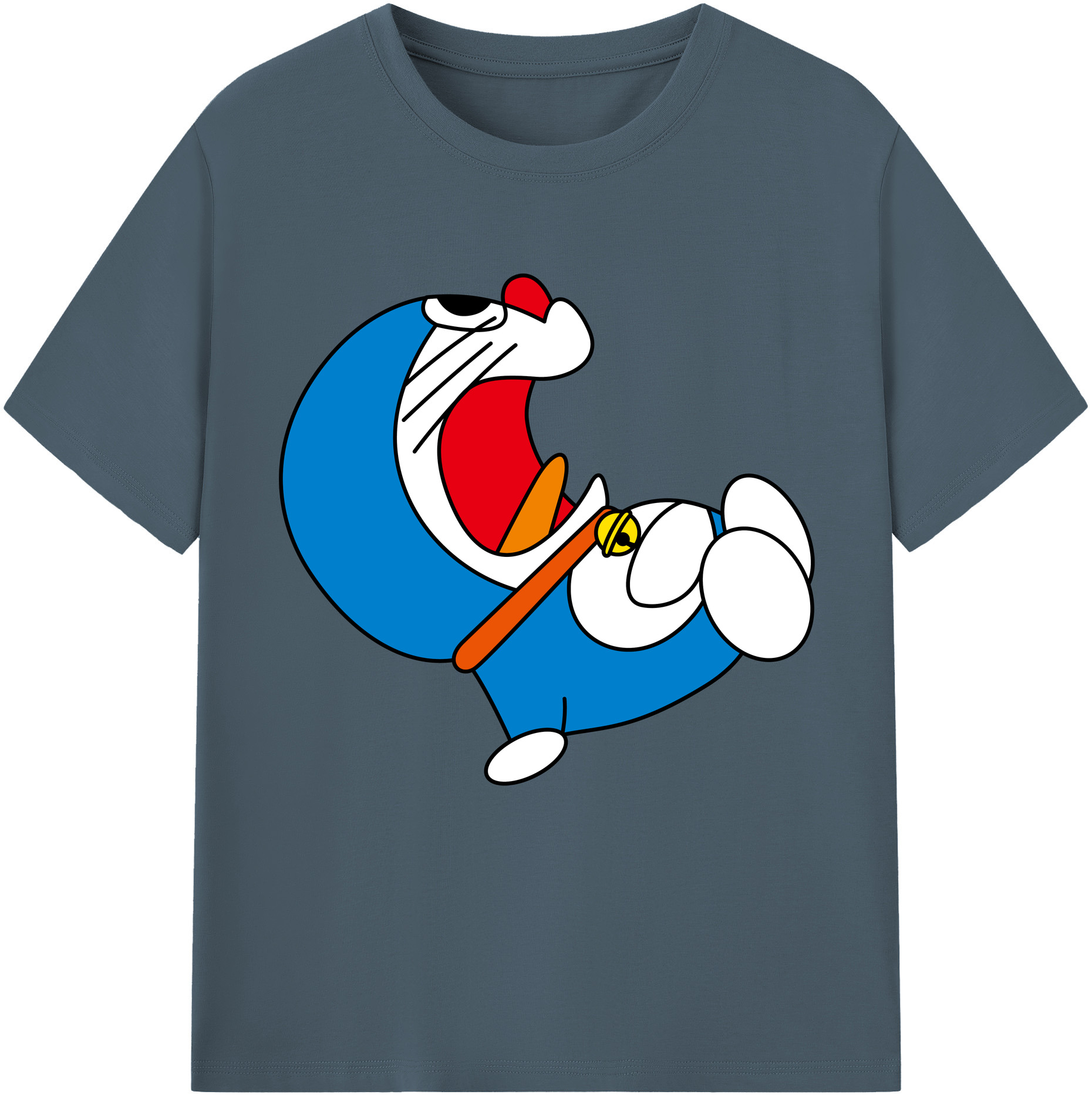 （画像用） ドラえもん Doraemon 綿100％半袖Tシャツ（フロントプリント）